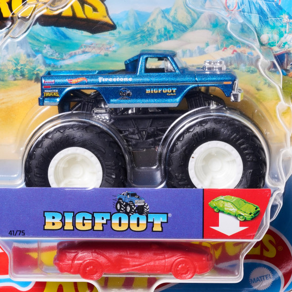 Голямо бъги Monster Trucks 1:64, Big foot Hot Wheels 288823 2