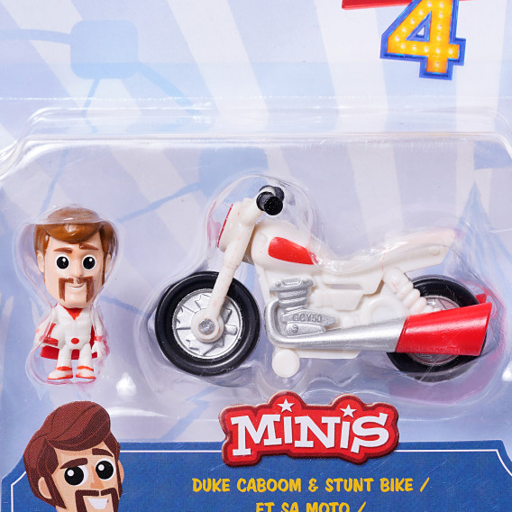 Мини фигура с превозно средство - Duke and bike Toy Story 288879 2