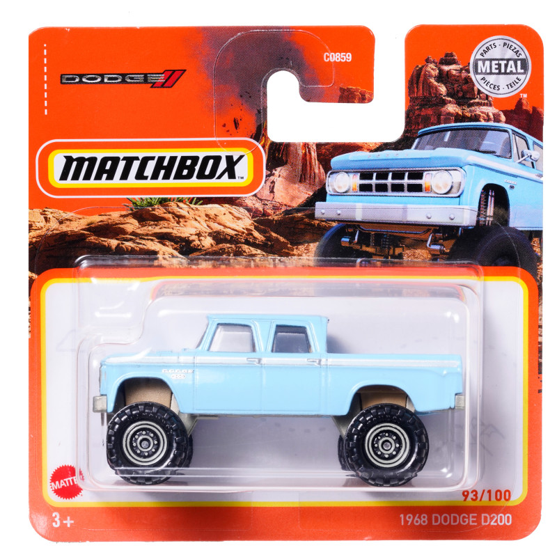 Метална количка Matchbox, Dodge d200  288992