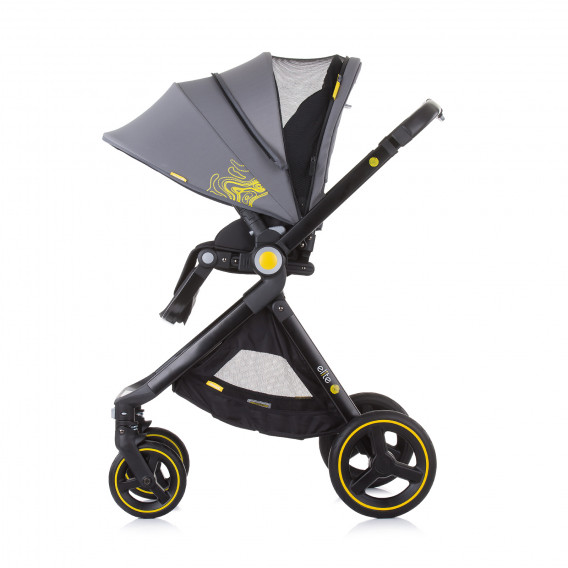 Комбинирана количка Елит 3 в 1, асфалт Chipolino 289332 11