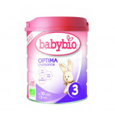 Био Адаптирано преходно мляко OPTIMA 3, кутия 800 г. Babybio 289430 