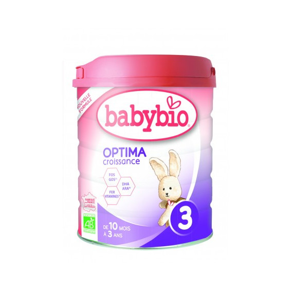 Био Адаптирано преходно мляко OPTIMA 3, кутия 800 г. Babybio 289430 