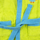 Халат за баня с весела декорация, размер 6-8 години, зелен Inter Baby 289870 4