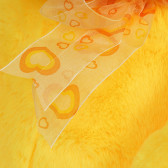 Плюшено мече Дени, жълто, 50 см. Tea toys 290126 4