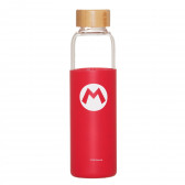 Стъклена бутилка със силиконов калъф Mario, 585 мл Super Mario 290181 2
