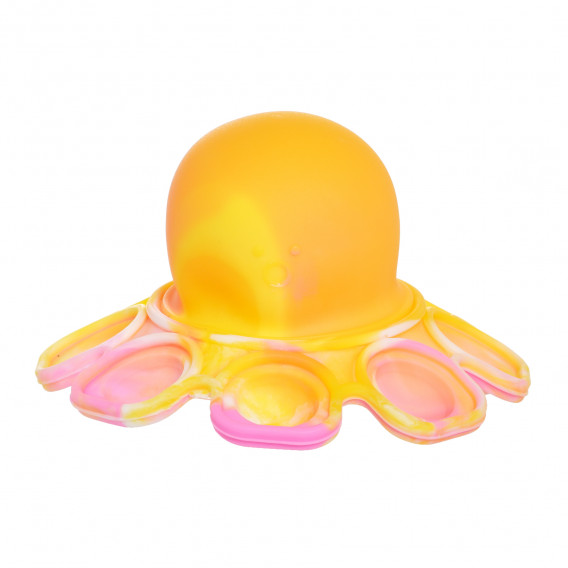 Двулицев попит октопод, жълт и розов Dino Toys 290344 