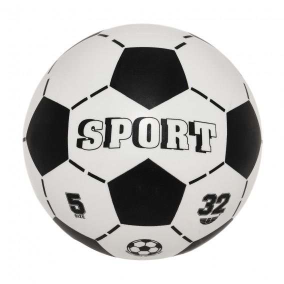 Футболна топка от колекцията sport- only deflated, 23 см., бяла Unice 290647 