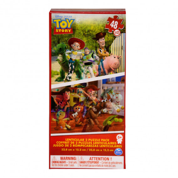 Релефен Пъзел - Играта на играчките, 48 части Toy Story 290881 