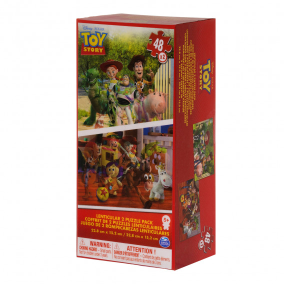 Релефен Пъзел - Играта на играчките, 48 части Toy Story 290883 3