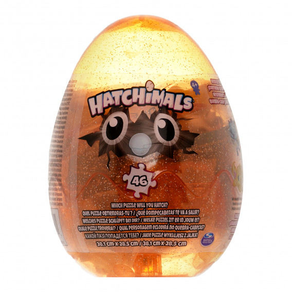 Пъзел-изненада в прозрачно яйце, 46 части Hatchimals 290888 