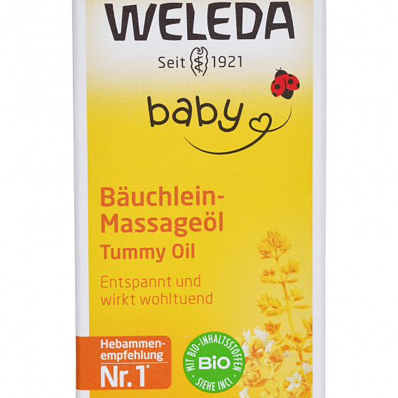 Масажно масло за коремчето на бебето, 50 мл WELEDA 290990 3
