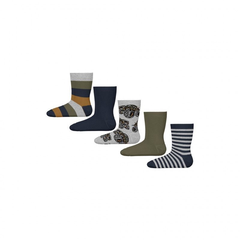 Комплект от 5 чифта чорапи ,многоцветни  291068