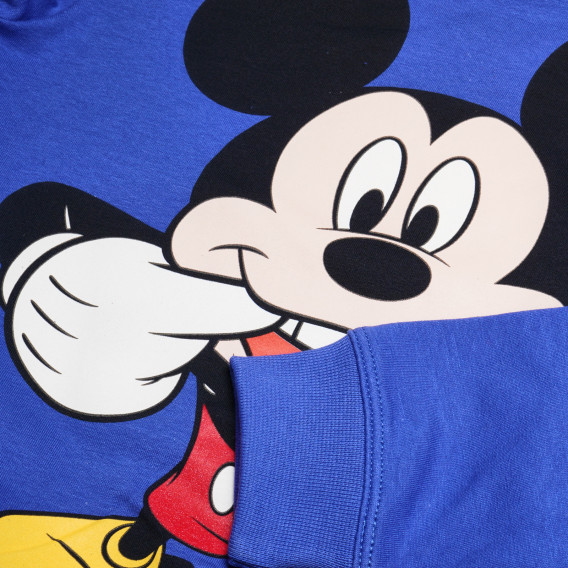 Памучен суичър за момче с весела щампа на Mickey Mouse Disney 29109 3