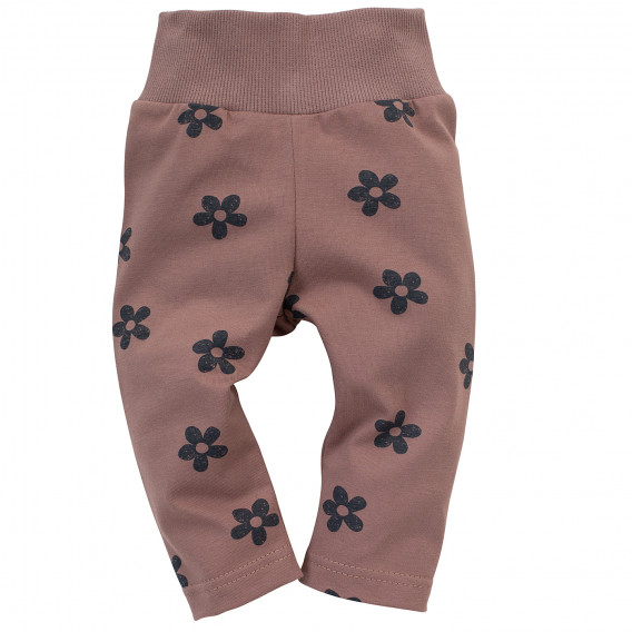 Памучен панталон с принт на цветя Pinokio 291125 