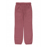 Комплект от поларен суитшърт и панталон, розов Name it 291143 3