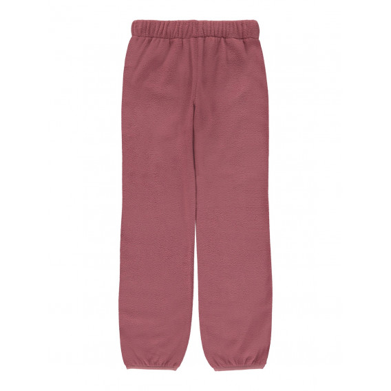 Комплект от поларен суитшърт и панталон, розов Name it 291143 3
