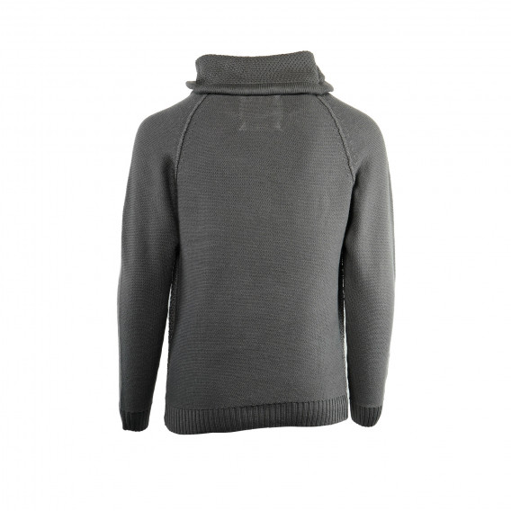 Пуловер за момче с релефна плетка в предната част REVIEW 29141 2