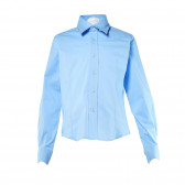 Памучна риза за момче, светло синя G.Lenmann 29160 