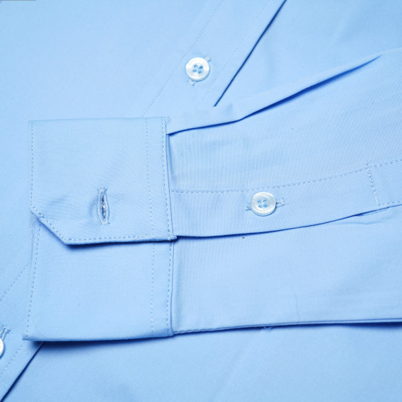 Памучна риза за момче, светло синя G.Lenmann 29162 3