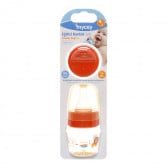 Полипропиленово шише за хранене, с биберон поток новородени, 0+ месеца, 30 мл, цвят: оранжев Mycey 291644 3