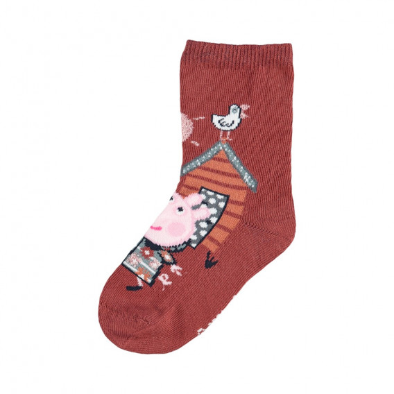 Комплект от три броя разноцветни чорапи Peppa Pig Name it 291734 5