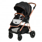 Детска количка Barron 3 в 1, черна със златисто-розова рамка ZIZITO 291855 7