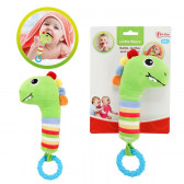 Дрънкалка динозавър с гризалка за успокояване на бебешките венци Toi-Toys 292276 3