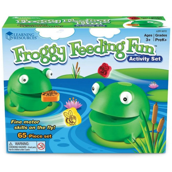 Детска игра - Нахрани забавната жабка Learning Resources 292315 