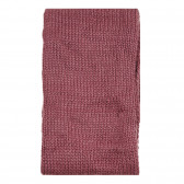 Кръгъл плетен шал със сребристи нишки, розов Cool club 292396 3