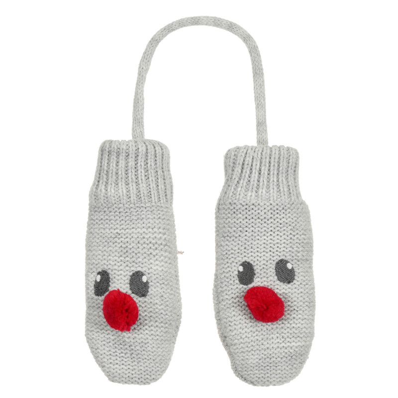 Плетени ръкавици без пръсти за бебе  292540