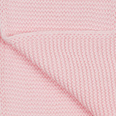 Плетен памучен шал за момиче, светлорозов Cool club 292788 3