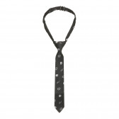Вратовръзка с фигурален принт, черна Cool club 293795 