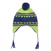 Зимна шапка с помпон и надпис #YOLO, многоцветна Cool club 293853 3
