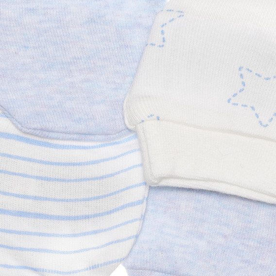 Комплект от 3 чифта памучни ръкавички за бебе момче Cool club 294307 5