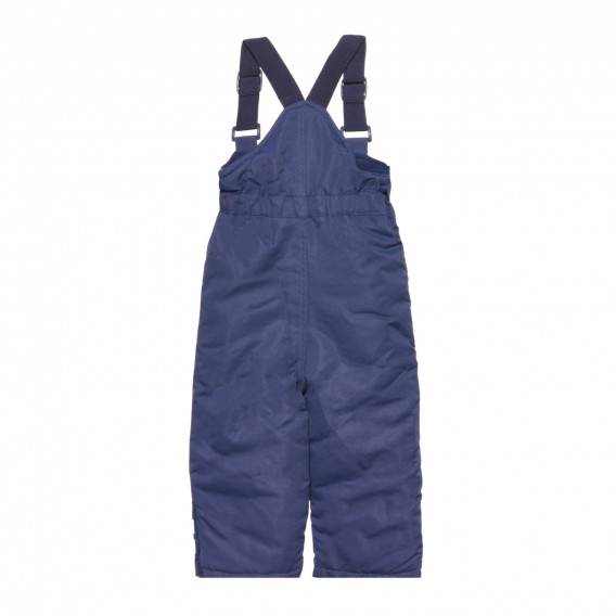 Ски панталон за момче с тиранти и светлоотразителни елементи, син Cool club 294712 4