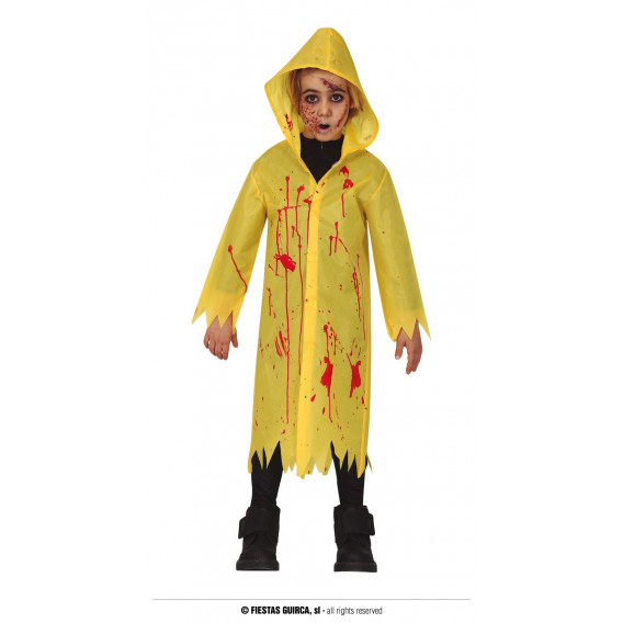 Карнавален костюм зомби горски дъждобран, жълт Fiesta Guirca 295355 