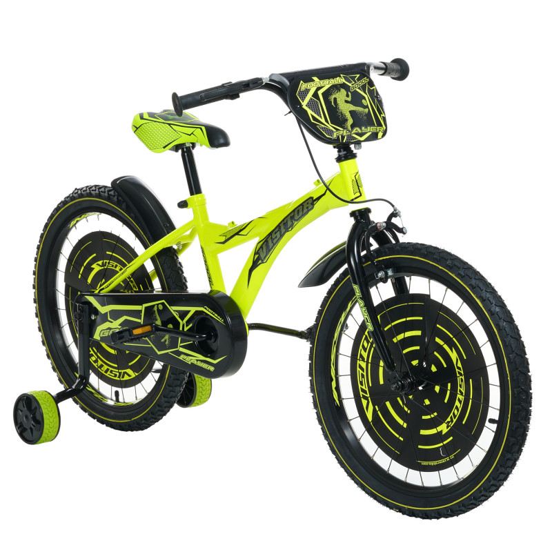 Детски велосипед VISITOR PLAYER 20", зелен  295418