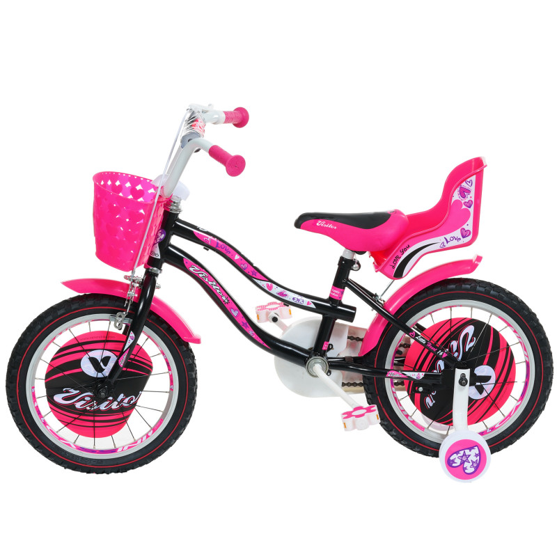 Детски велосипед LITTLE HEART 16", розов  295425