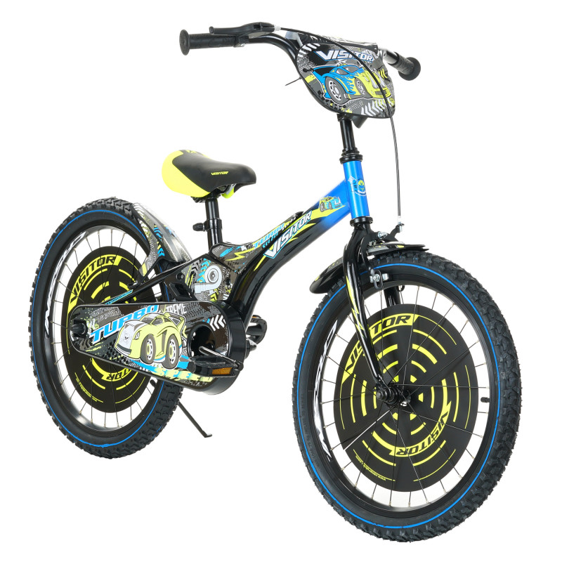Детски велосипед  TURBO 20", черен със синьо  295501