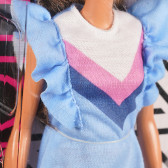 Кукла Barbie Fashionistas, със синя рокля Barbie 295556 3