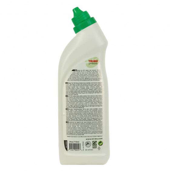 Еко натурален препарат за тоалетни гърнета за ръжда, пластмасова бутилка, 710 мл. Tri-Bio 295599 2