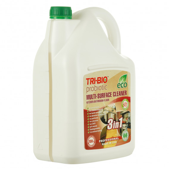 Tri-Bio Пробиотичен препарат за почистване за всякакви повърхности 3 в 1, 4.4L Tri-Bio 295668 2
