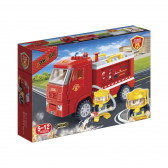 Конструктор - Пожарникарска кола, 105 части Ban Bao 295777 