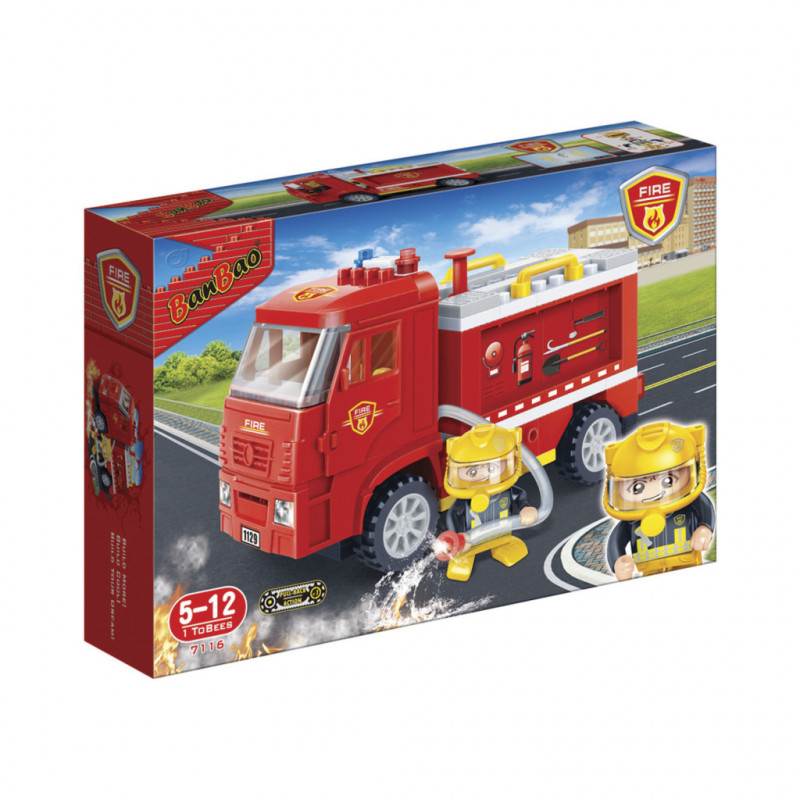 Конструктор - Пожарникарска кола, 105 части  295777