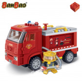 Конструктор - Пожарникарска кола, 105 части Ban Bao 295778 2
