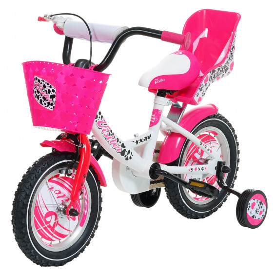 Детски велосипед DALMATIAN VISITOR 12", розов Venera Bike 295816 2