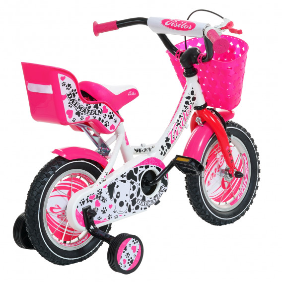 Детски велосипед DALMATIAN VISITOR 12", розов Venera Bike 295820 6
