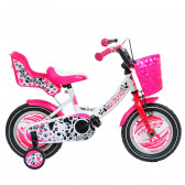 Детски велосипед DALMATIAN VISITOR 12", розов Venera Bike 295821 7