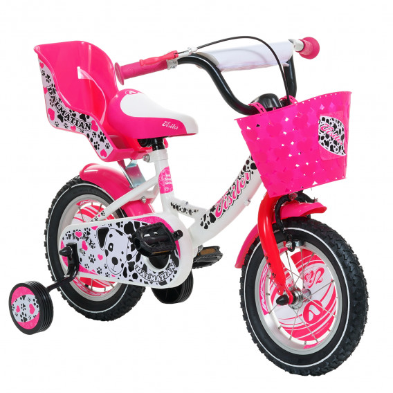 Детски велосипед DALMATIAN VISITOR 12", розов Venera Bike 295822 