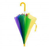 Детски чадър в цветовете на дъгата, жълта дръжка Dino Toys 295882 2